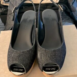 Jimmy Choo denim wedges